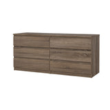 Naia Chest w. 6 drawers, Truffle