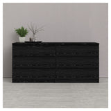 Naia Chest - Black w/6 drawers