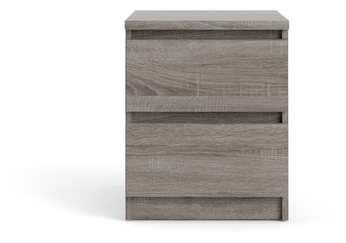 Naia Nightstand 2 drawers - Truffle