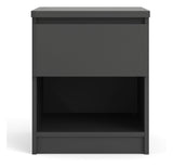 Naia Nightstand w. 1 drawer, Black