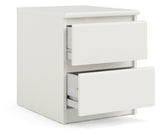 Naia Bedside table - White ash