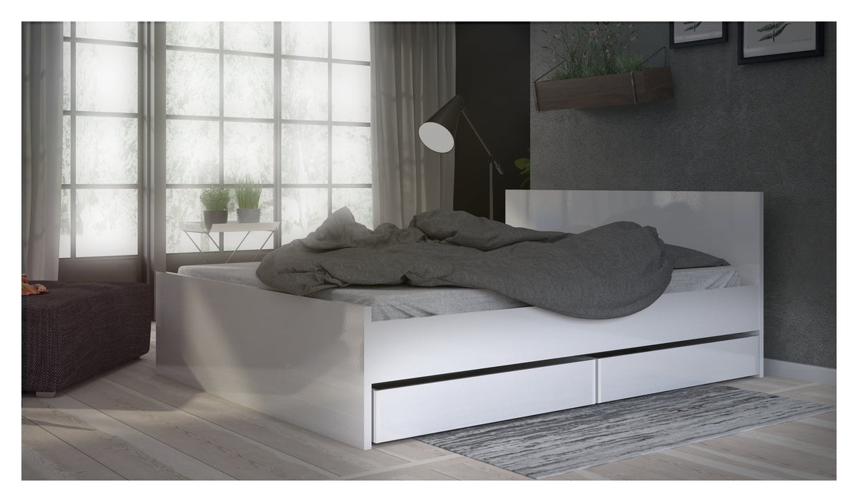 Naia Bed drawer - White high gloss B:99