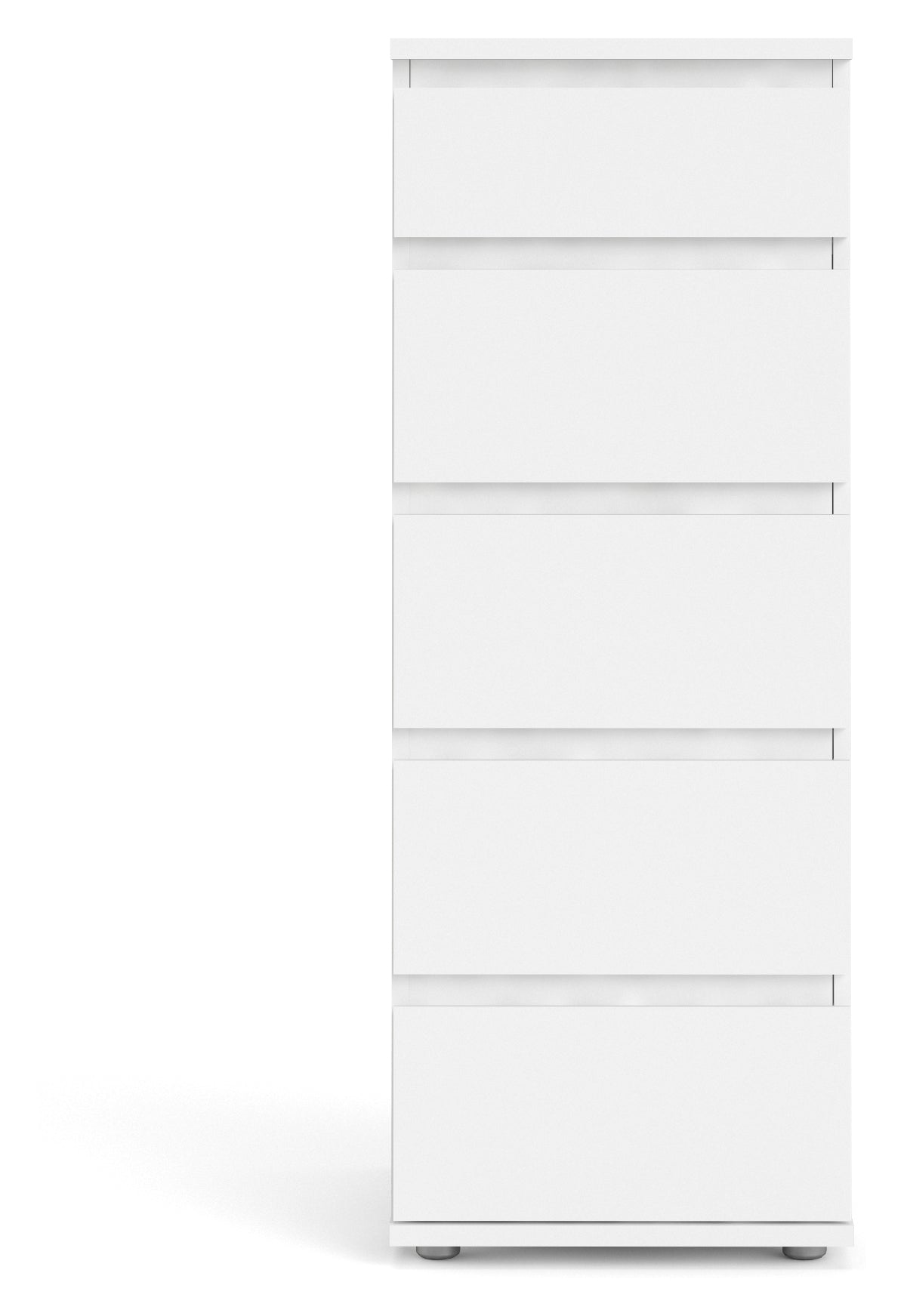 Nova Chest - White w/5 drawers