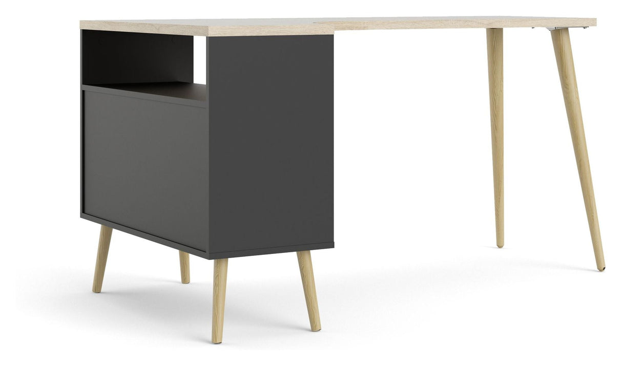 Oslo Desk, Black oak