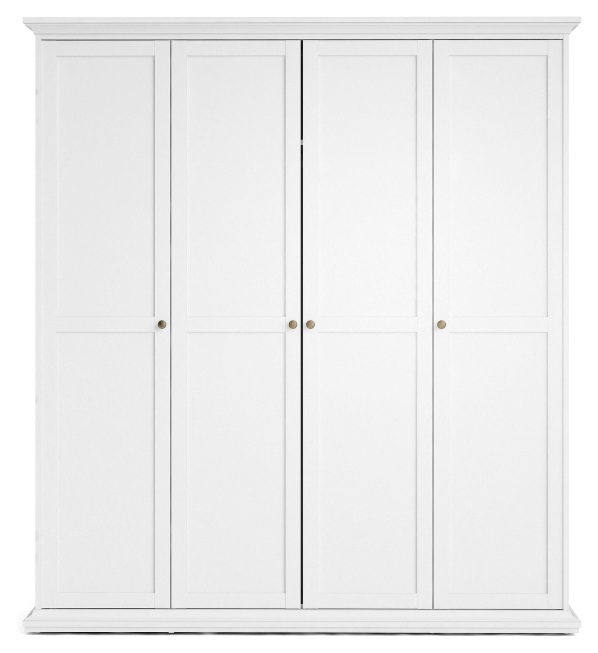 Paris Wardrobe with 4 doors, 200x181, White