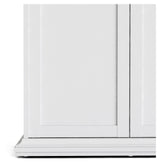 Paris Wardrobe with 4 doors, 200x181, White