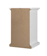 Paris Bedside table with door, white