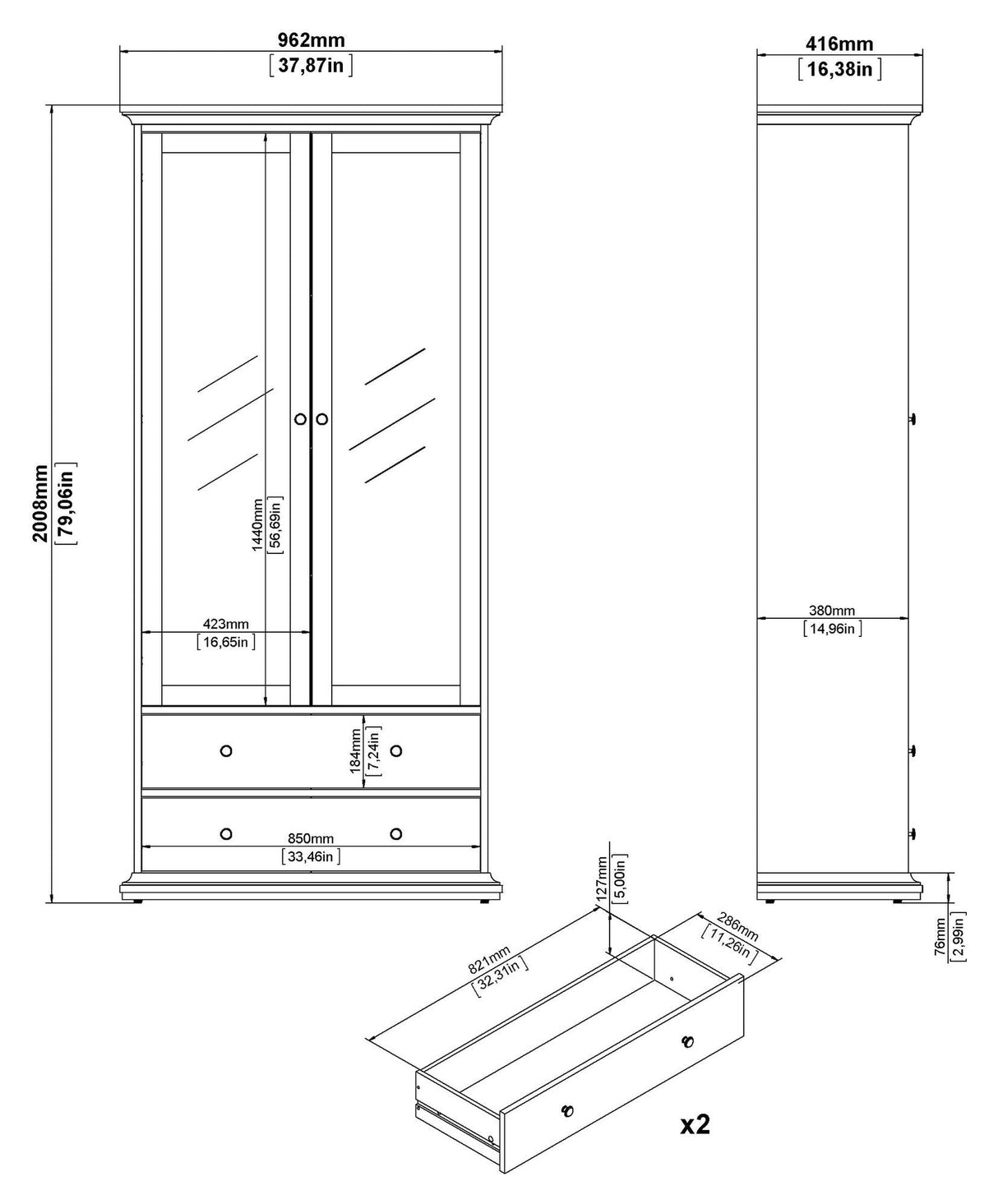 Paris vitrine, Gray