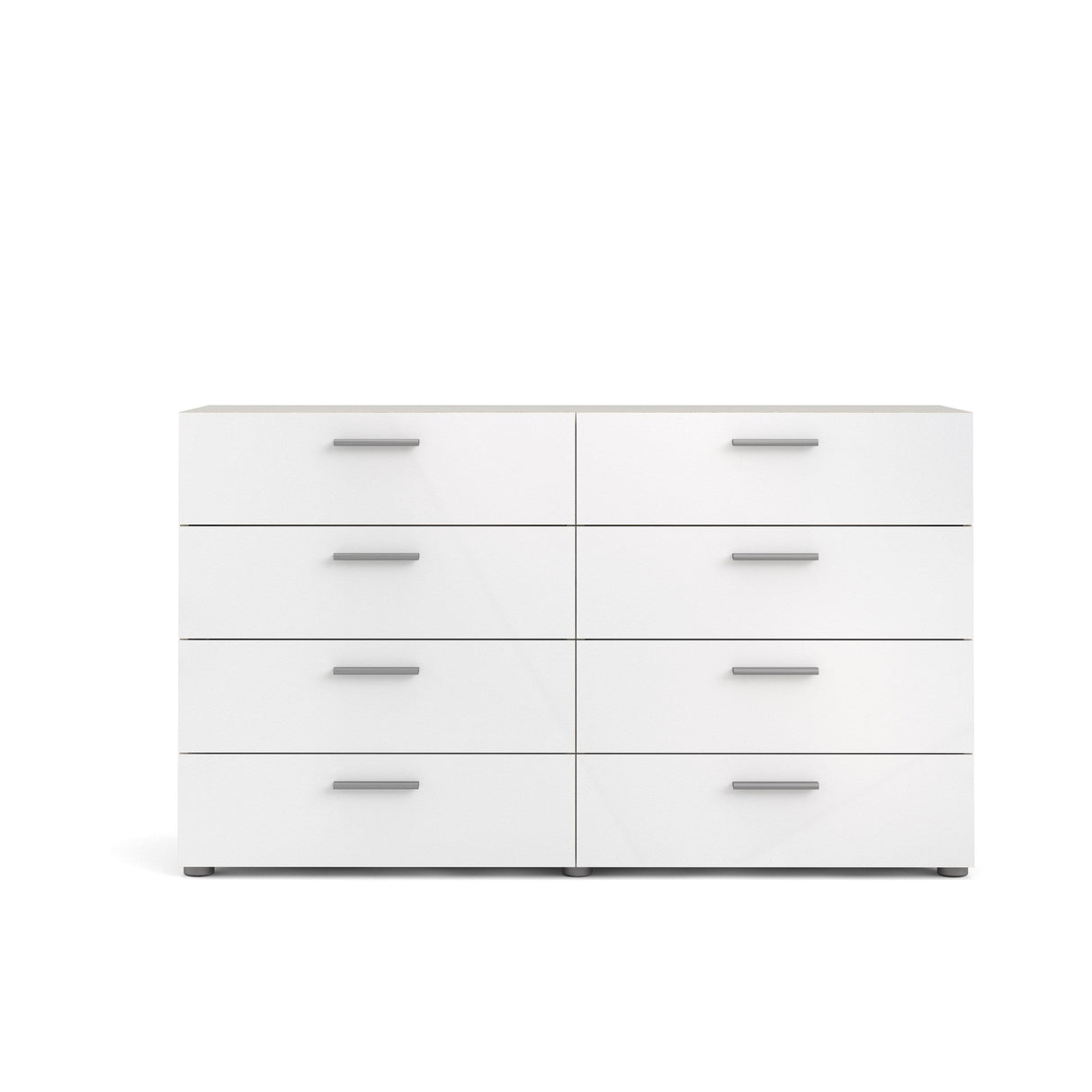 Pepe Double Chest w. 8 drawers, Oak-look/White