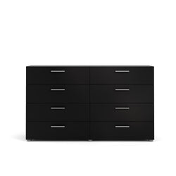 Pepe Double Chest w. 8 drawers, Matte Black