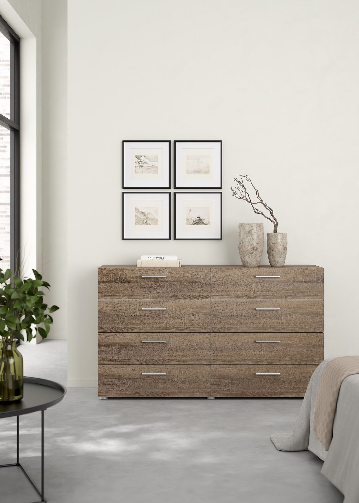 Pepe Double Chest w. 8 drawers, Truffle