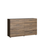 Pepe Double Chest w. 8 drawers, Truffle