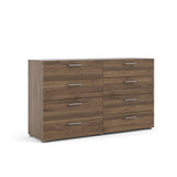 Pepe Double Chest w. 8 drawers, Walnut