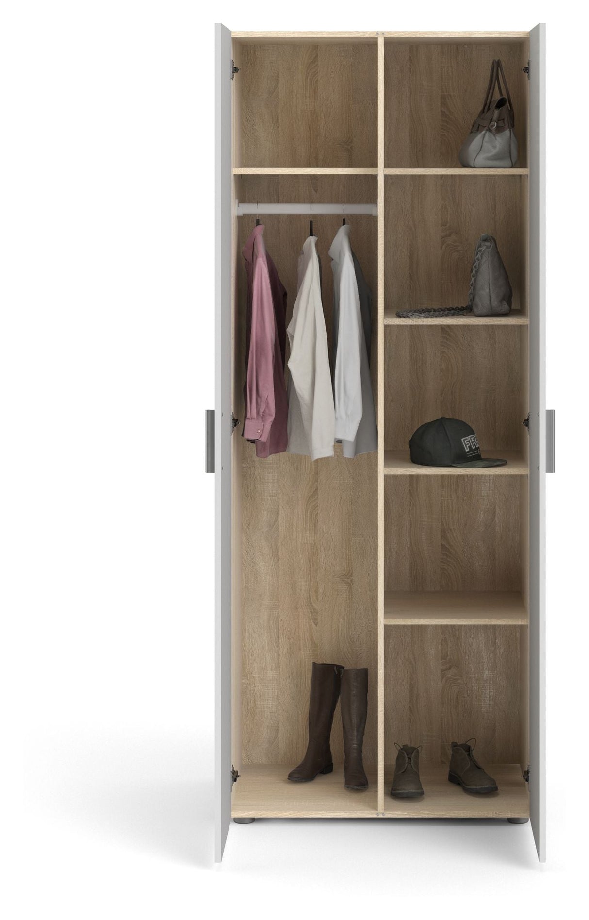 Pepe Wardrobe with 2 doors - Oak