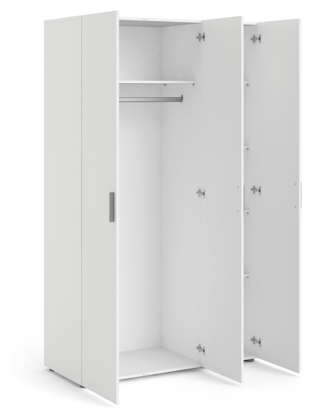 Pepe Wardrobe with 3 doors - White