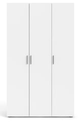 Pepe Wardrobe with 3 doors - White