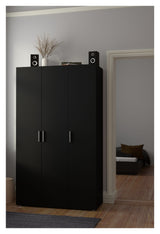 Pepe Wardrobe w. 3 doors - Black