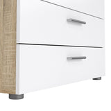 Pepe Chest w. 4 drawers, Oak-look/White