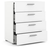 Pepe, Chest w. 4 drawers 82cm - White