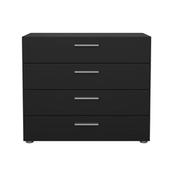 Pepe Chest w. 4 drawers, Mat Black