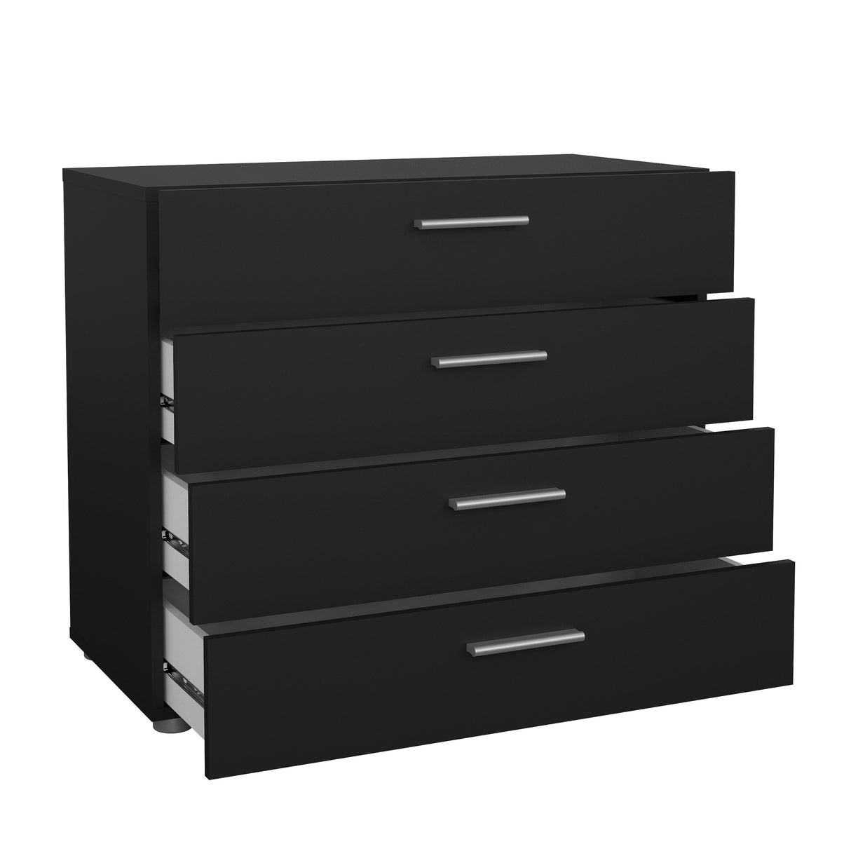 Pepe Chest w. 4 drawers, Mat Black