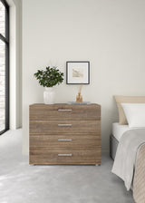 Pepe Chest w. 4 drawers, Truffle