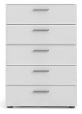 Pepe Chest w. 5 drawers, White