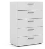 Pepe Chest w. 5 drawers, White