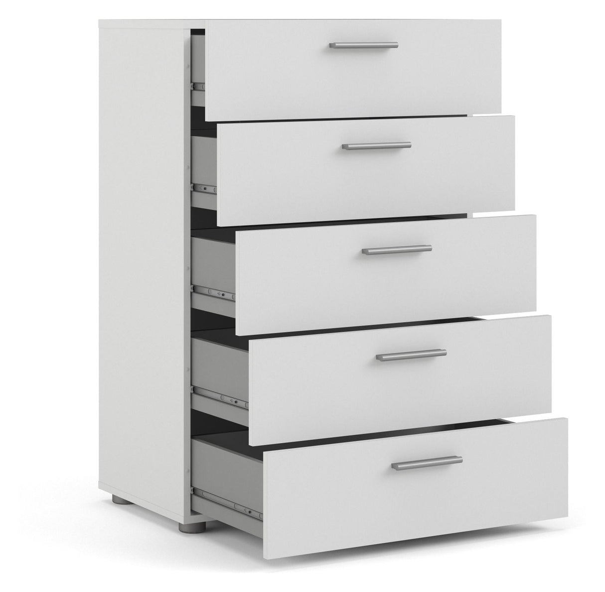 Pepe Chest w. 5 drawers, White