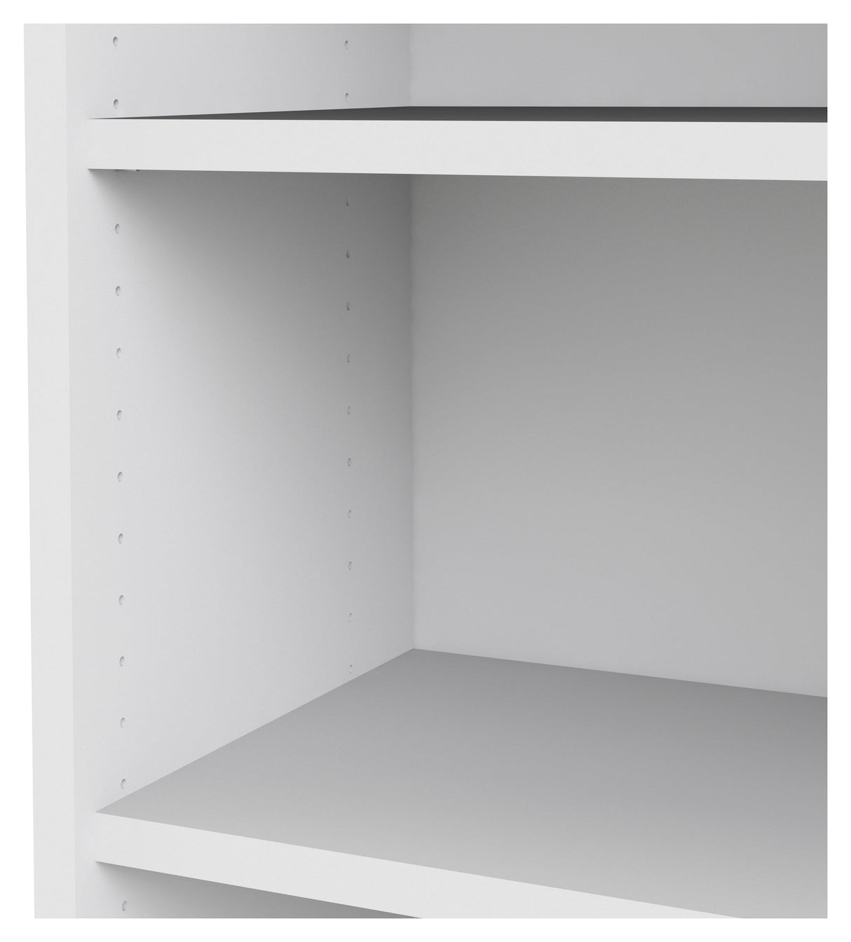 Prima Bookshelf - White w/4 shelves