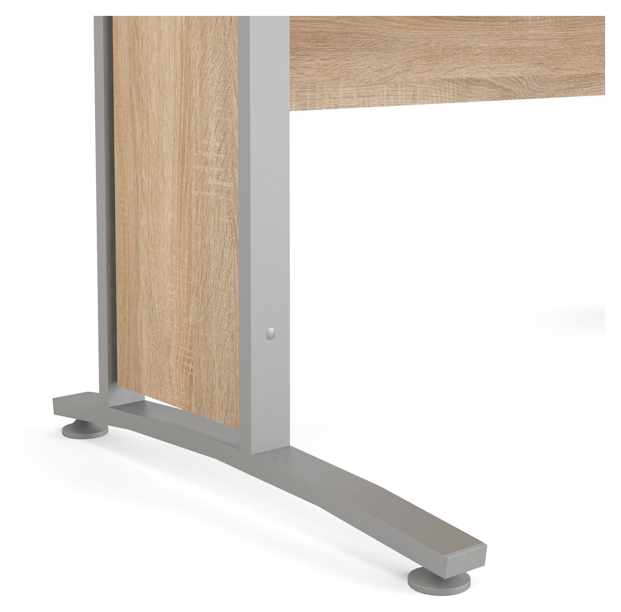 Prima Desk - Light wood 150cm w/metal legs