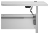 Prima Desk with bow, White/white, 180cm