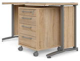 Prima Desk w. drawer module, oak look