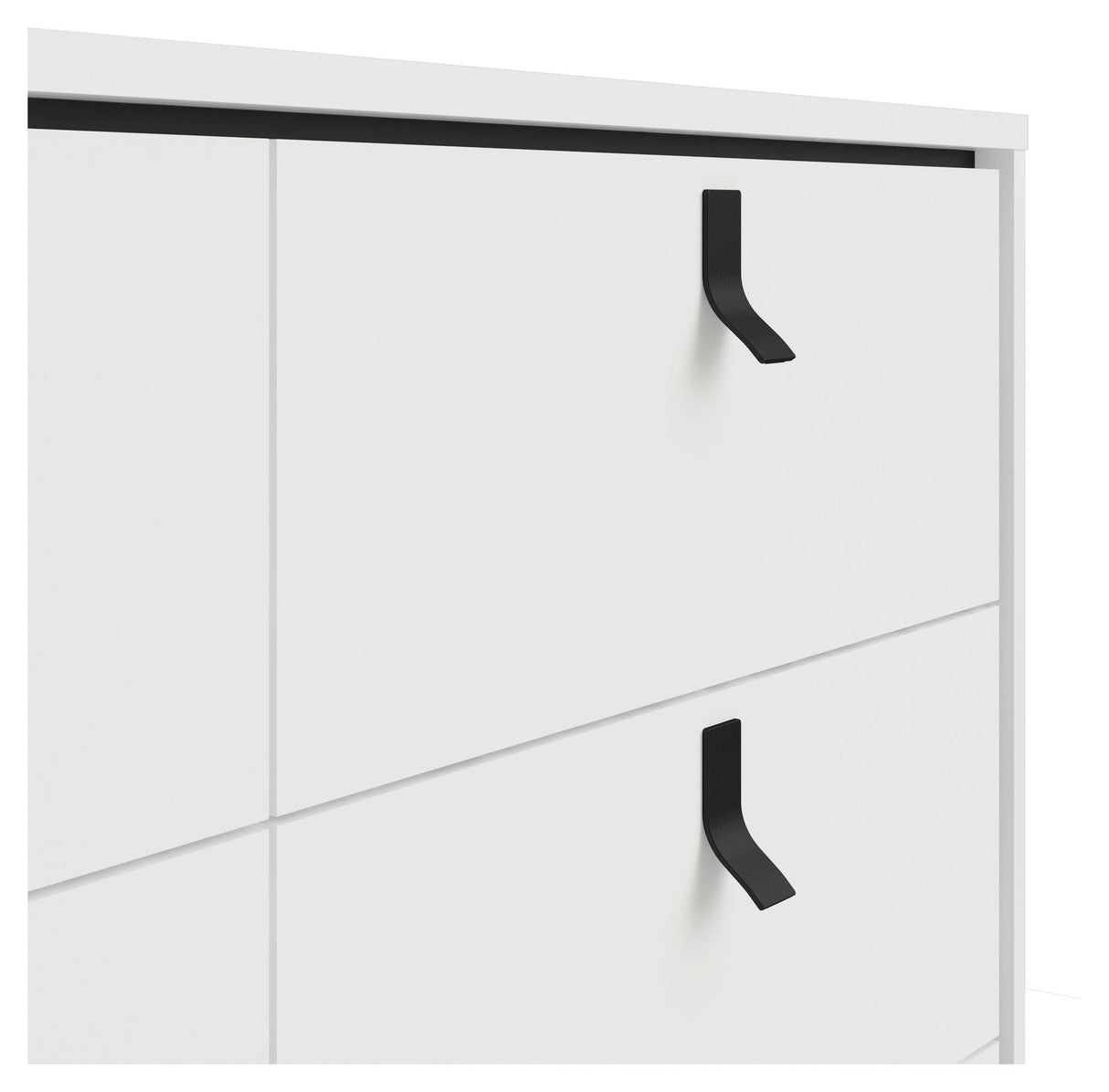 Ry Double chest of drawers 6 drawers, matt white, B: 150