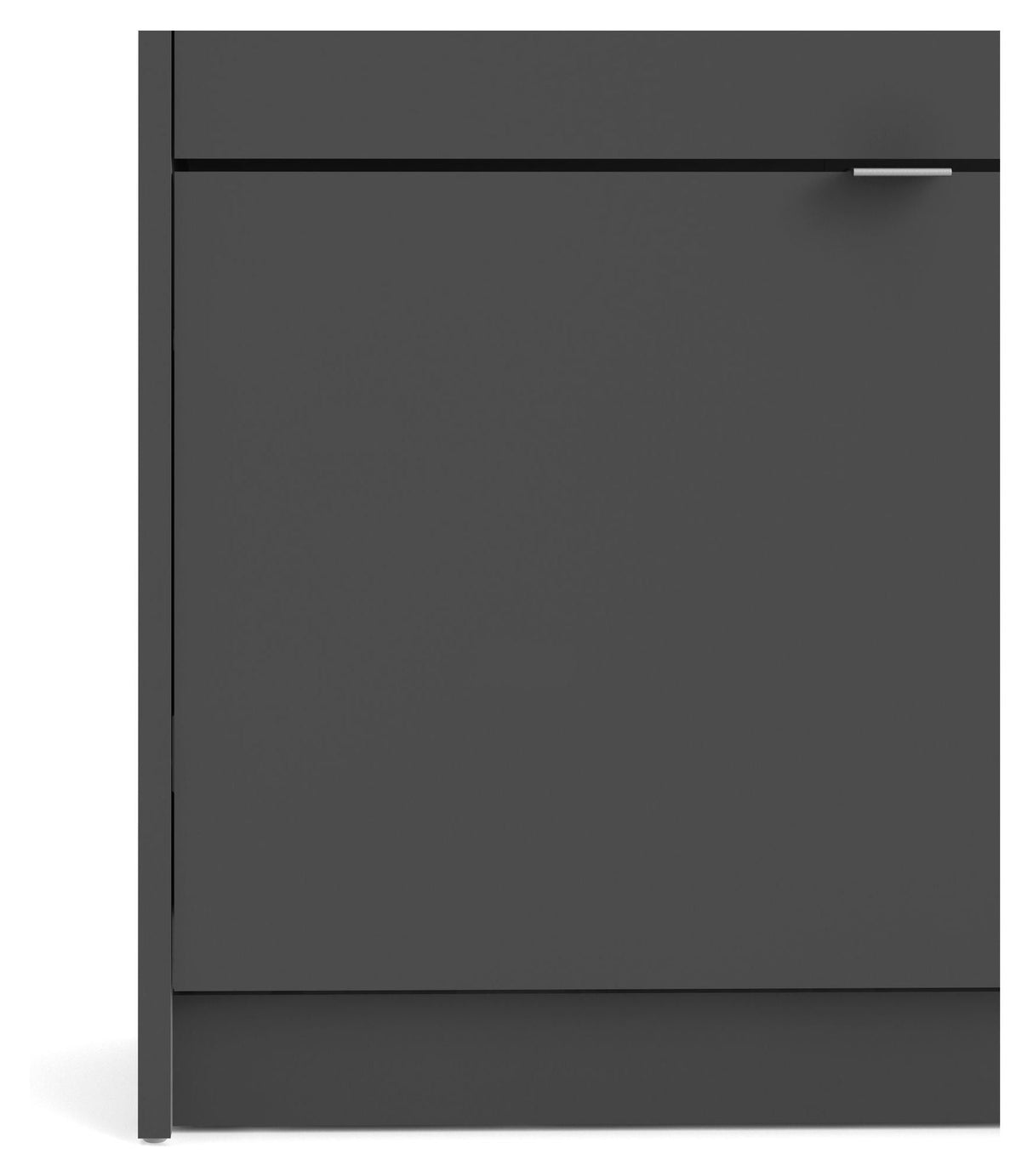 Shoes Shoe Cabinet, 2 folding doors with 2 compartments, Gray