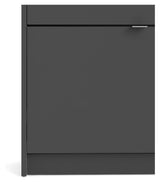 Shoes Shoe Cabinet, 2 folding doors with 2 compartments, Gray