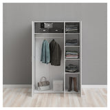 Space Wardrobe - White w/3 doors