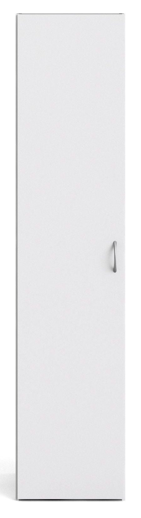 Space Wardrobe with 1 door, White