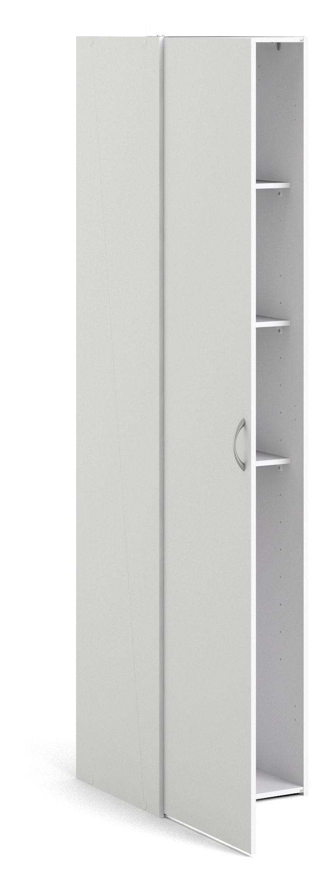 Space Wardrobe with 1 door, White