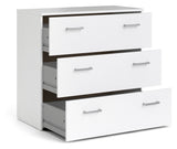 Space Chest, 3 drawers, White