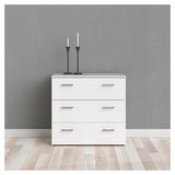 Space Chest, 3 drawers, White