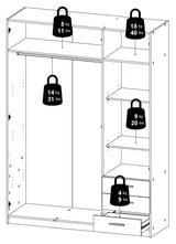 Sprint Wardrobe 200x147 - White