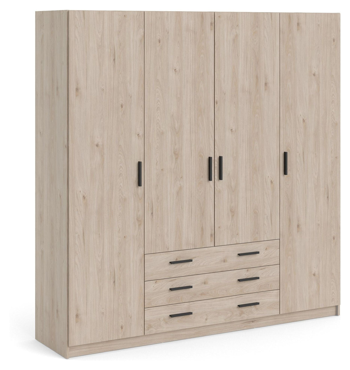 Sprint Wardrobe, Wooden look, B:195,5