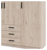 Sprint Wardrobe, Wooden look, B:195,5