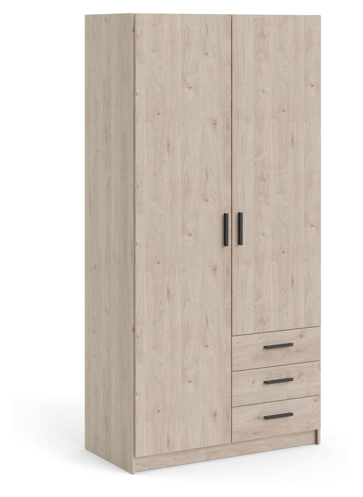 Sprint Wardrobe, Wooden look, B:98,5