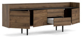 Unit Sideboard - Dark wood w/3 doors