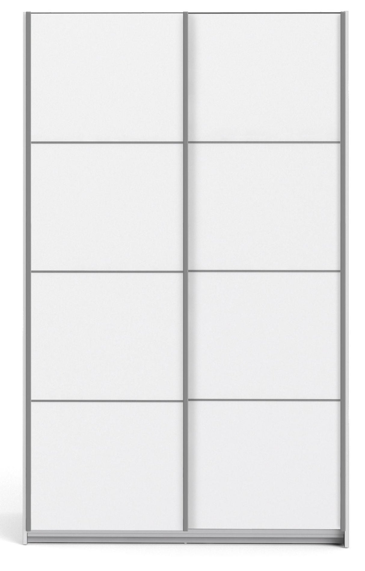 Verona Wardrobe, White, B:122