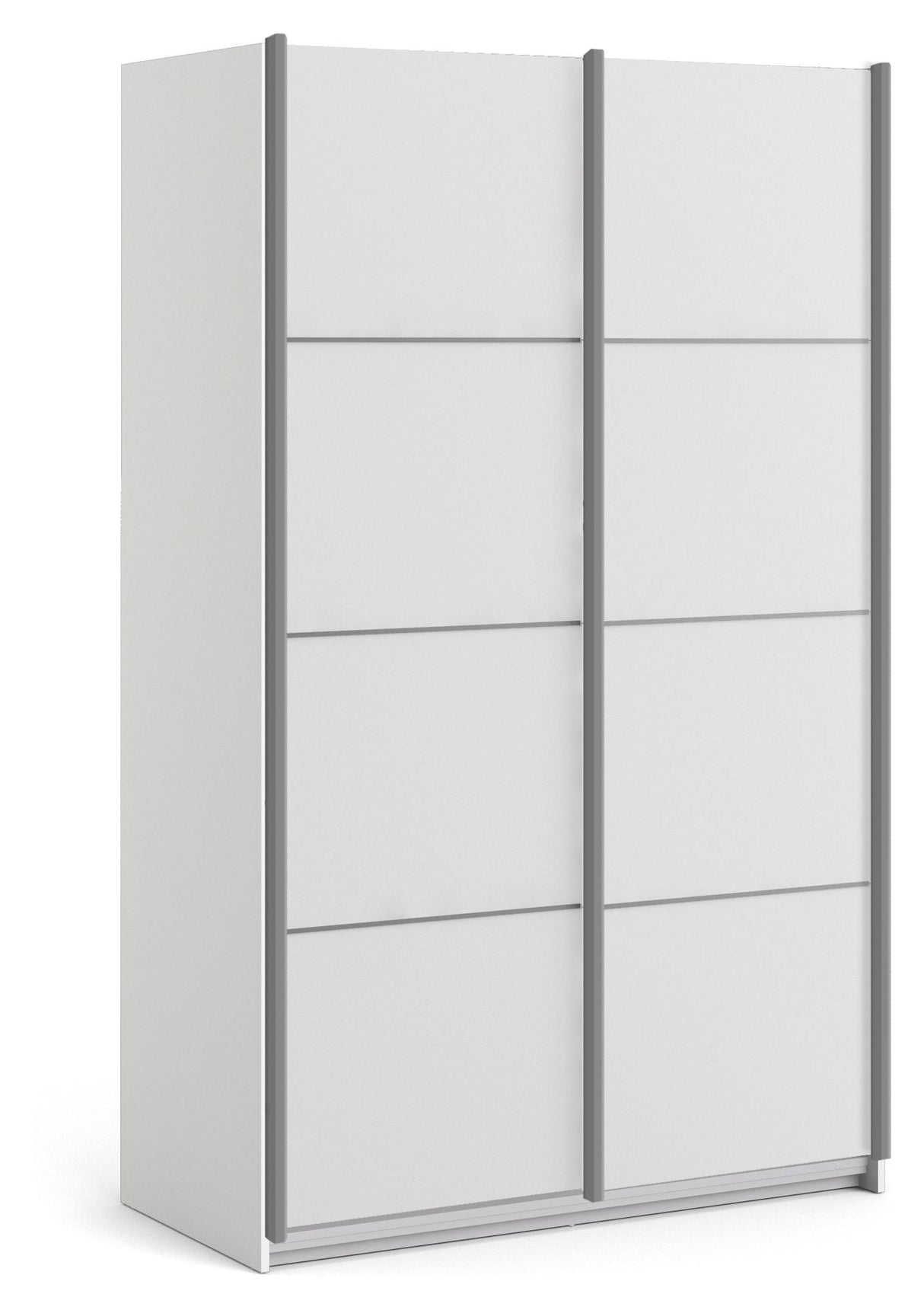 Verona Wardrobe, White, B:122