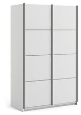 Verona Wardrobe, White, B:122