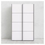 Verona Wardrobe, White, B:122